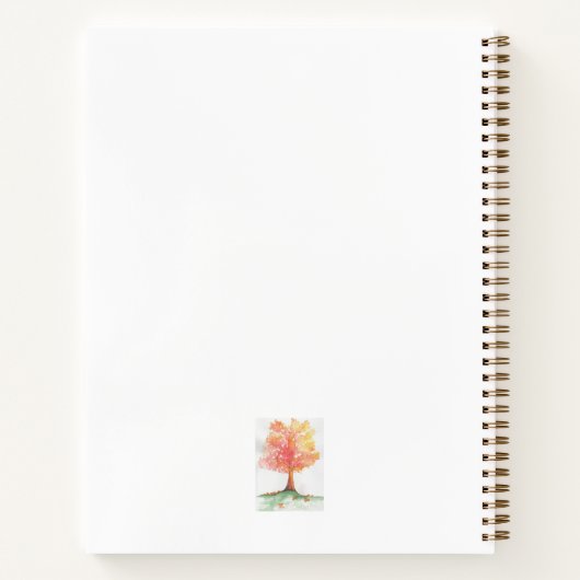 Najaarsstructuur Notitieboek (Achterkant)