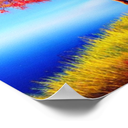 Najaarsstructuur op een Poster Cliff (Hoek)