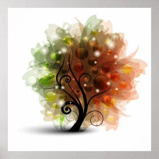 Najaarsstructuur Poster