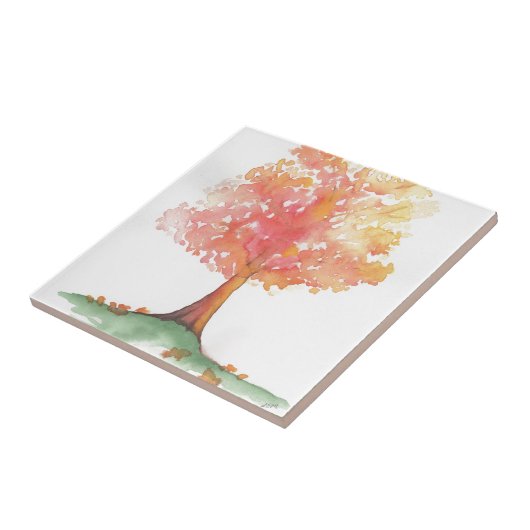 Najaarsstructuur Tegeltje (Zijkant)