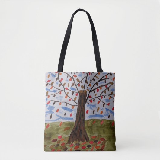 Najaarsstructuur Tote Bag (Voorkant)