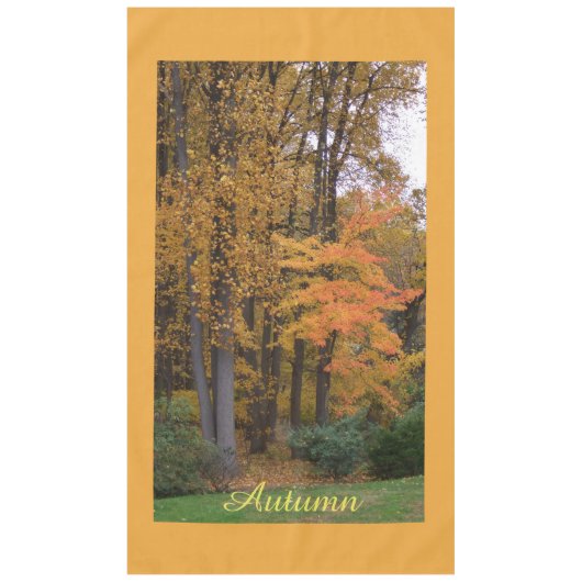 Najaarstabel van fall Leaves Tafelkleed (Voorkant)