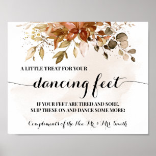 Najaarstekenwedstrijd Teenslippers  bruiloft Poster