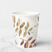 Najaarstop Herfst Waterverf Papieren Bekers (Links)