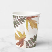 Najaarstop Herfst Waterverf Papieren Bekers (Rechts)