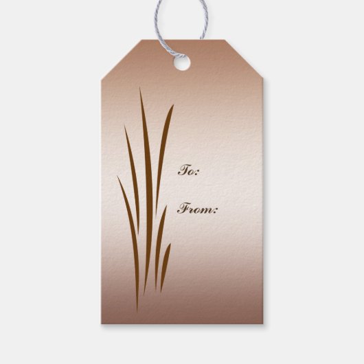 Najaarstop van het jachtjachtpakket van Gift Label Cadeaulabel (Voorkant)