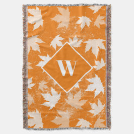 Najaarstop van het Patroonmonogram van het fallonf Deken