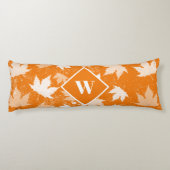 Najaarstop van het Patroonmonogram van het fallonf Lichaamskussen (Achterkant)