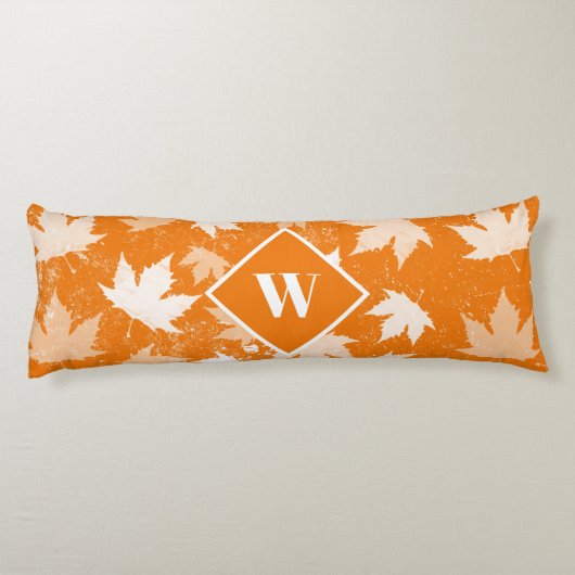 Najaarstop van het Patroonmonogram van het fallonf Lichaamskussen (Achterkant)