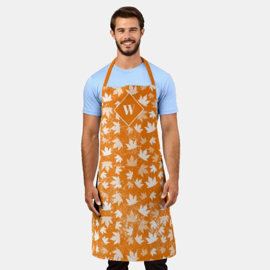 Najaarstop van het Patroonmonogram van het fallonf Schort (Gedragen)