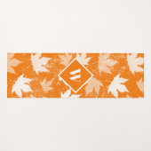 Najaarstop van het Patroonmonogram van het fallonf Yogamat (Voorkant (horizontaal))