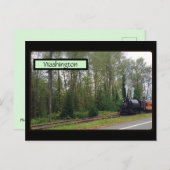 Najaarstrein in het Briefkaart van Washington (Voorkant / Achterkant)