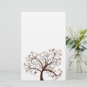 Najaarstructuur Briefpapier (Staand voorkant)