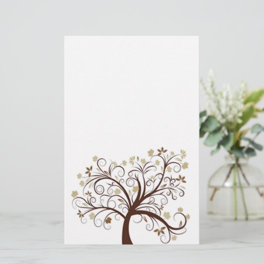 Najaarstructuur Briefpapier (Staand voorkant)