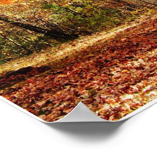 Najaarstructuur, mannetjesstructuur in Poster Herf (Hoek)