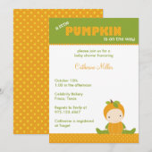 Najaarsuitnodiging Baby shower Kaart (Voorkant / Achterkant)