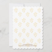 Najaarsuitnodiging Baby shower  | Neutraal Kaart (Achterkant)