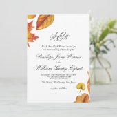 Najaarsuitnodiging Kaart (Staand voorkant)