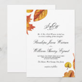 Najaarsuitnodiging Kaart (Voorkant / Achterkant)