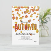 Najaarsuitnodiging Kaart (Staand voorkant)