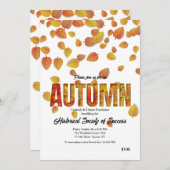 Najaarsuitnodiging Kaart (Voorkant / Achterkant)