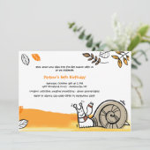 Najaarsuitnodiging Kaart (Staand voorkant)