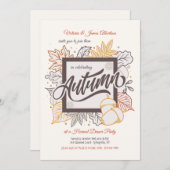 Najaarsuitnodiging Lijst Kaart (Voorkant / Achterkant)