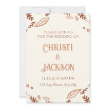 Najaarsuitnodiging om het huwelijk te verlaten