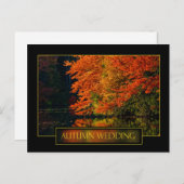 Najaarsuitnodiging Uitnodiging Briefkaart (Voorkant / Achterkant)