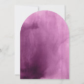 Najaarsuitnodiging van Boho Blooms Baby shower Kaart (Achterkant)