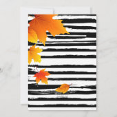 Najaarsuitnodiging van de School Dance Kaart (Achterkant)