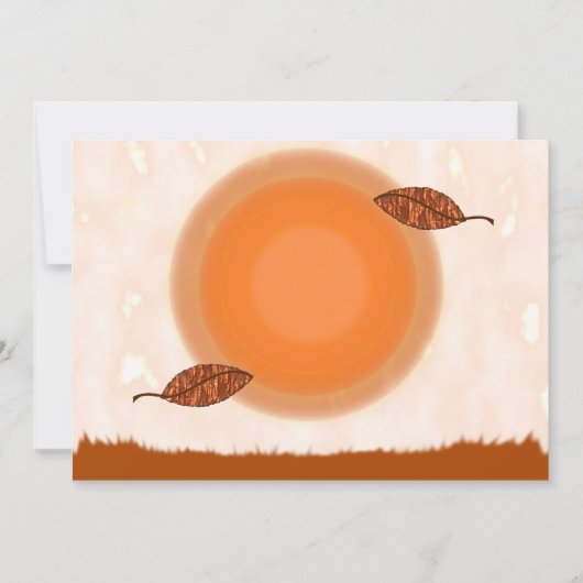 Najaarsuitnodiging van Equinox Kaart (Voorkant)