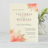 Najaarsuitnodiging van het Sinaasappel en de Flora Kaart (Staand voorkant)