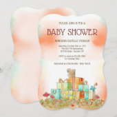 Najaarsuitnodiging voor Cadeaus Shower Kaart (Voorkant / Achterkant)