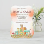 Najaarsuitnodiging voor Cadeaus Shower Kaart (Staand voorkant)