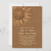 Najaarsuitnodiging voor het huwelijk kaart (Voorkant)