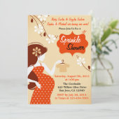 Najaarsuitnodiging voor het uitnodigen van de show kaart (Staand voorkant)