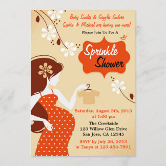 Najaarsuitnodiging voor het uitnodigen van de show kaart