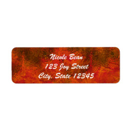 Najaarsuitnodiging voor kleuren etiket