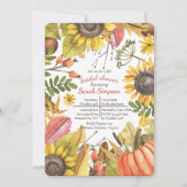 Najaarsuitnodiging voor Waterverf Kaart (Voorkant)