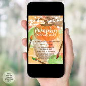 Najaarsuitnodigingen van de Pumpkin-schilderpartij Kaart