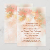 Najaarsuitnodigingen voor het diner van de fog-rep kaart (Voorkant / Achterkant)