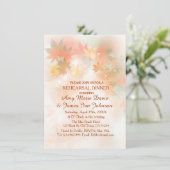 Najaarsuitnodigingen voor het diner van de fog-rep kaart (Staand voorkant)