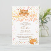 Najaarsuitvindingen van de Baby Shower Kaart (Staand voorkant)