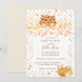 Najaarsuitvindingen van de Baby Shower Kaart (Voorkant / Achterkant)