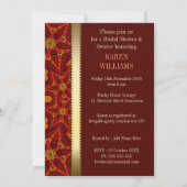 Najaarsuitvindingen van de Earth Love Bridal Showe Kaart (Achterkant)