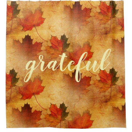 Najaarsvakantie Thanksgiving Douchegordijn (Voorkant)