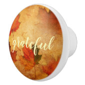 Najaarsvakantie Thanksgiving Keramische Knop (Rechts)