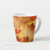 Najaarsvakantie Thanksgiving Latte Mok (Rechterhoek)