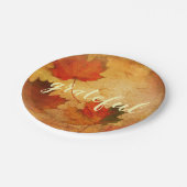 Najaarsvakantie Thanksgiving Papieren Bordje (Gekanteld)